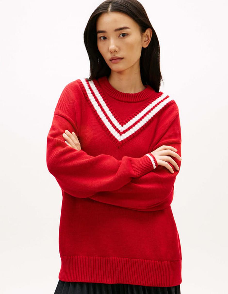 Suéter cuello redondo para mujer
