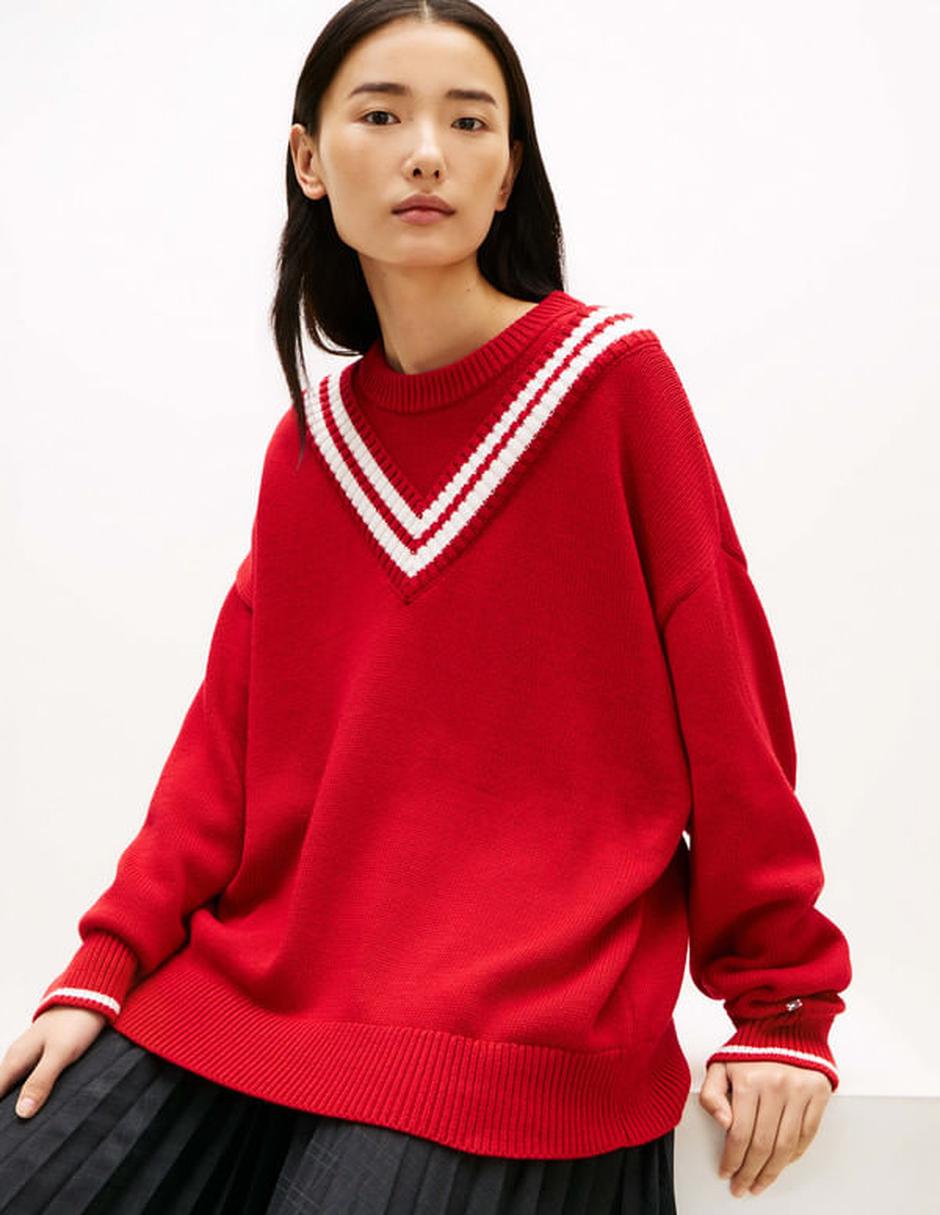 Suéter Tommy Hilfiger cuello redondo para mujer