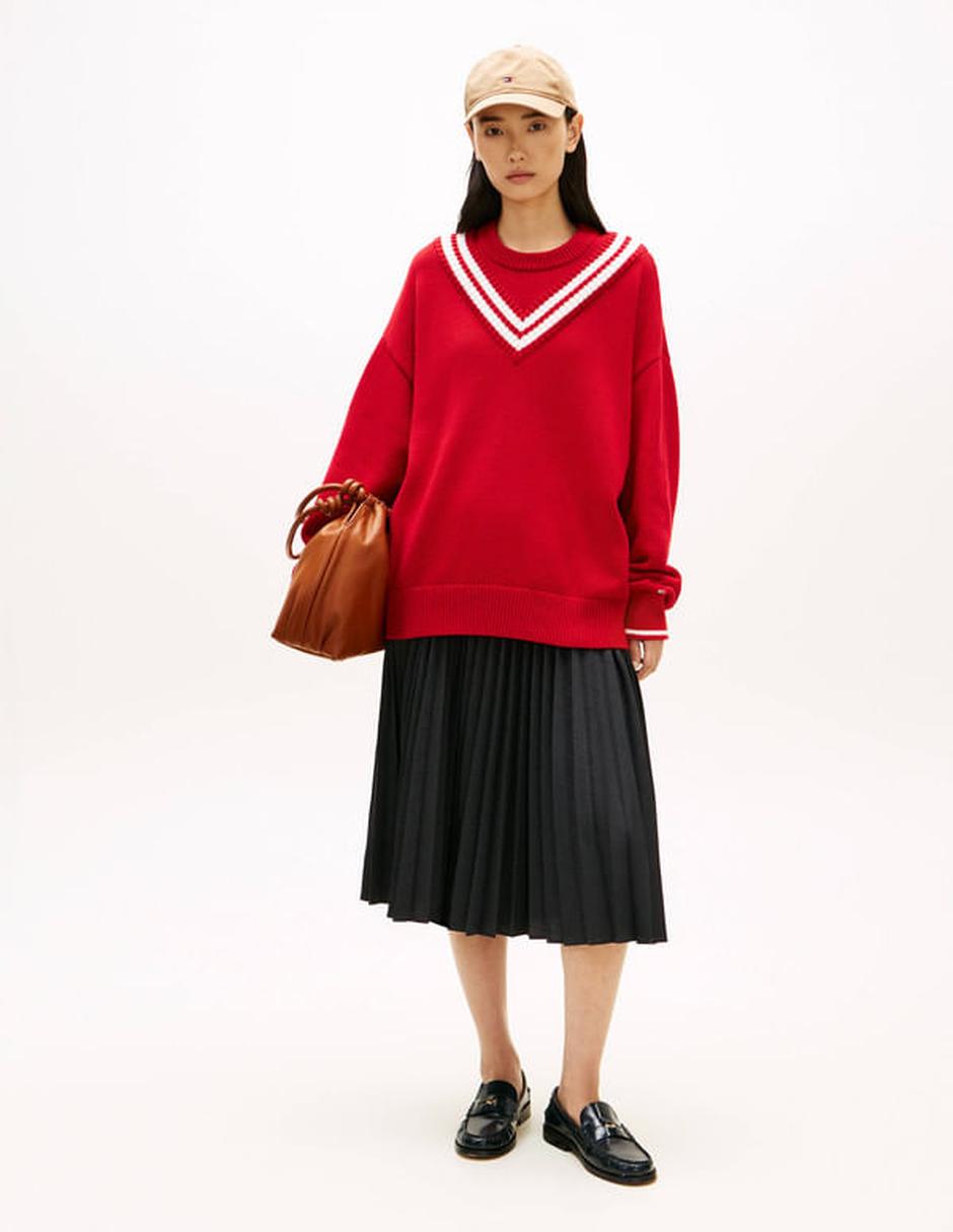 Suéter Tommy Hilfiger cuello redondo para mujer