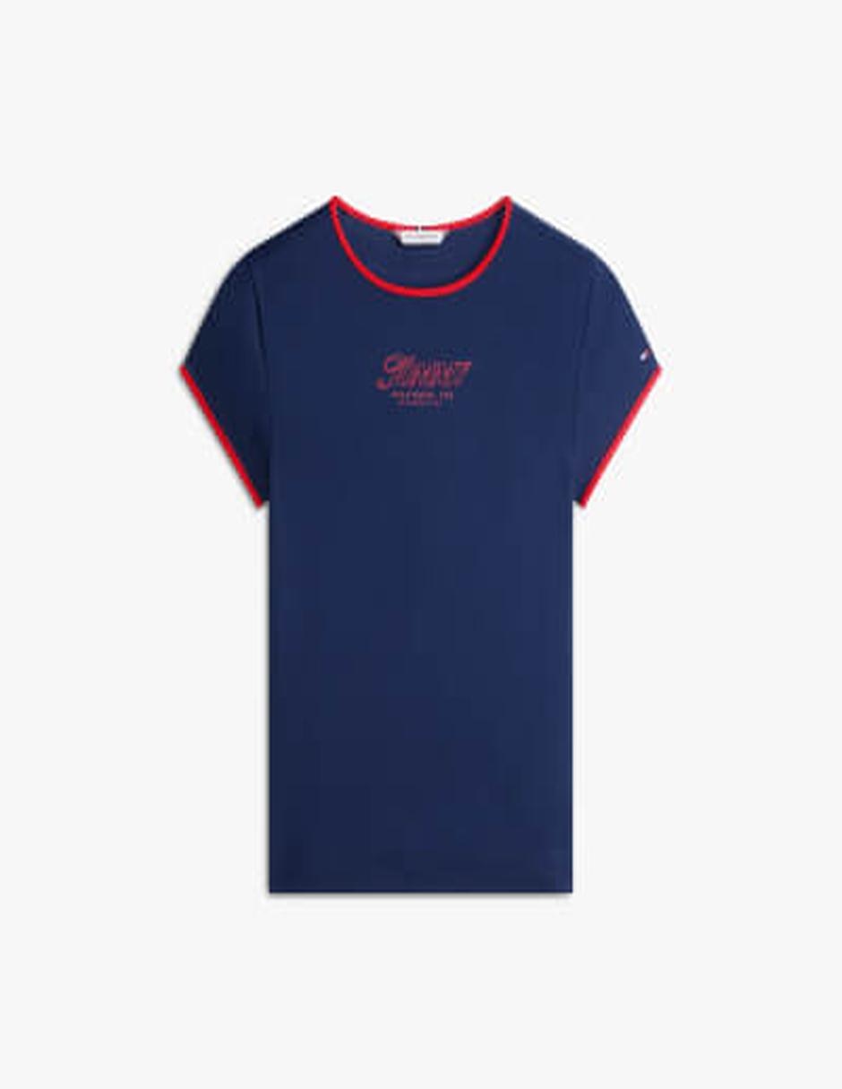 Playera manga corta cuello redondo para mujer 2