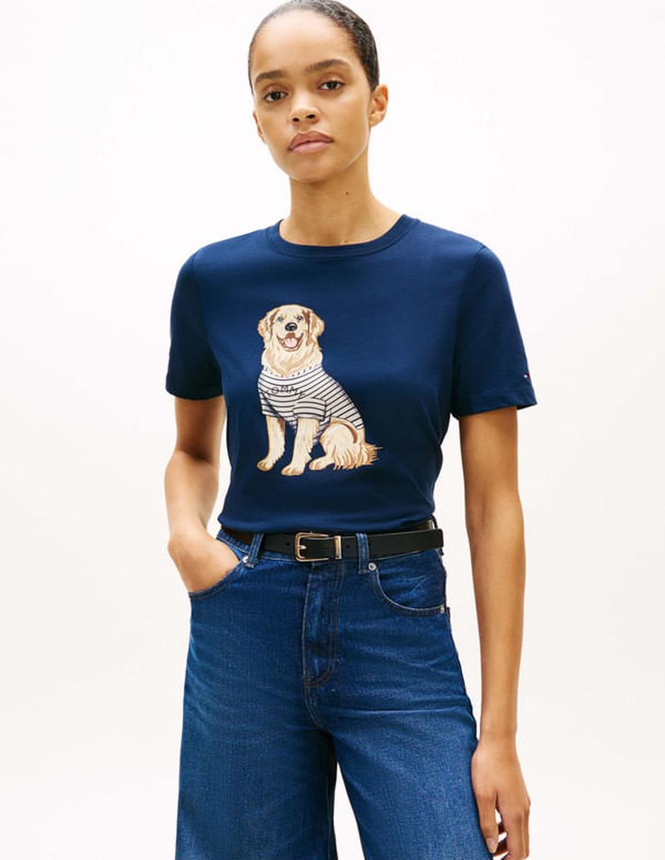 Playera manga corta cuello redondo para mujer Playera manga corta cuello redondo para mujer