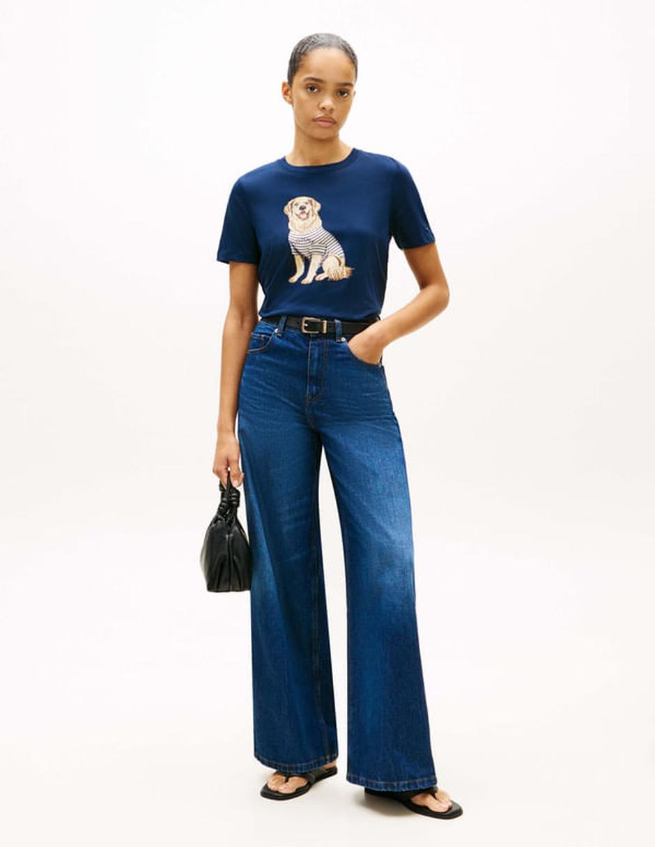 Playera manga corta cuello redondo para mujer 3