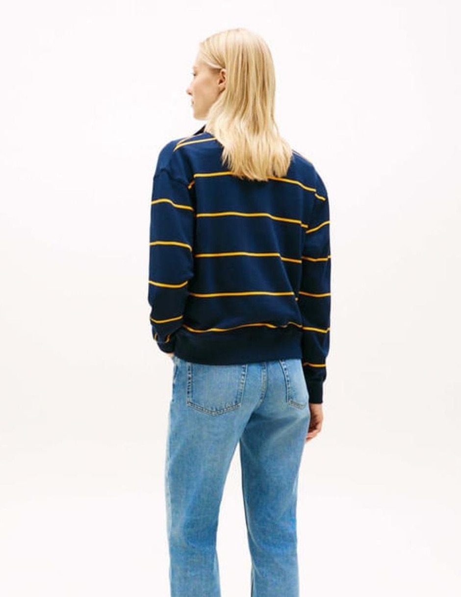 Suéter cuello camisero para mujer 2