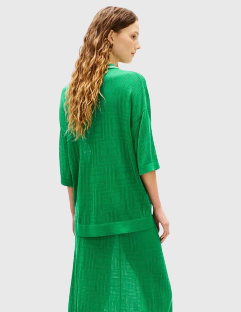Playera tipo polo para mujer 5