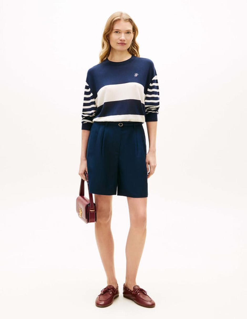 Suéter Tommy Hilfiger cuello redondo para mujer
