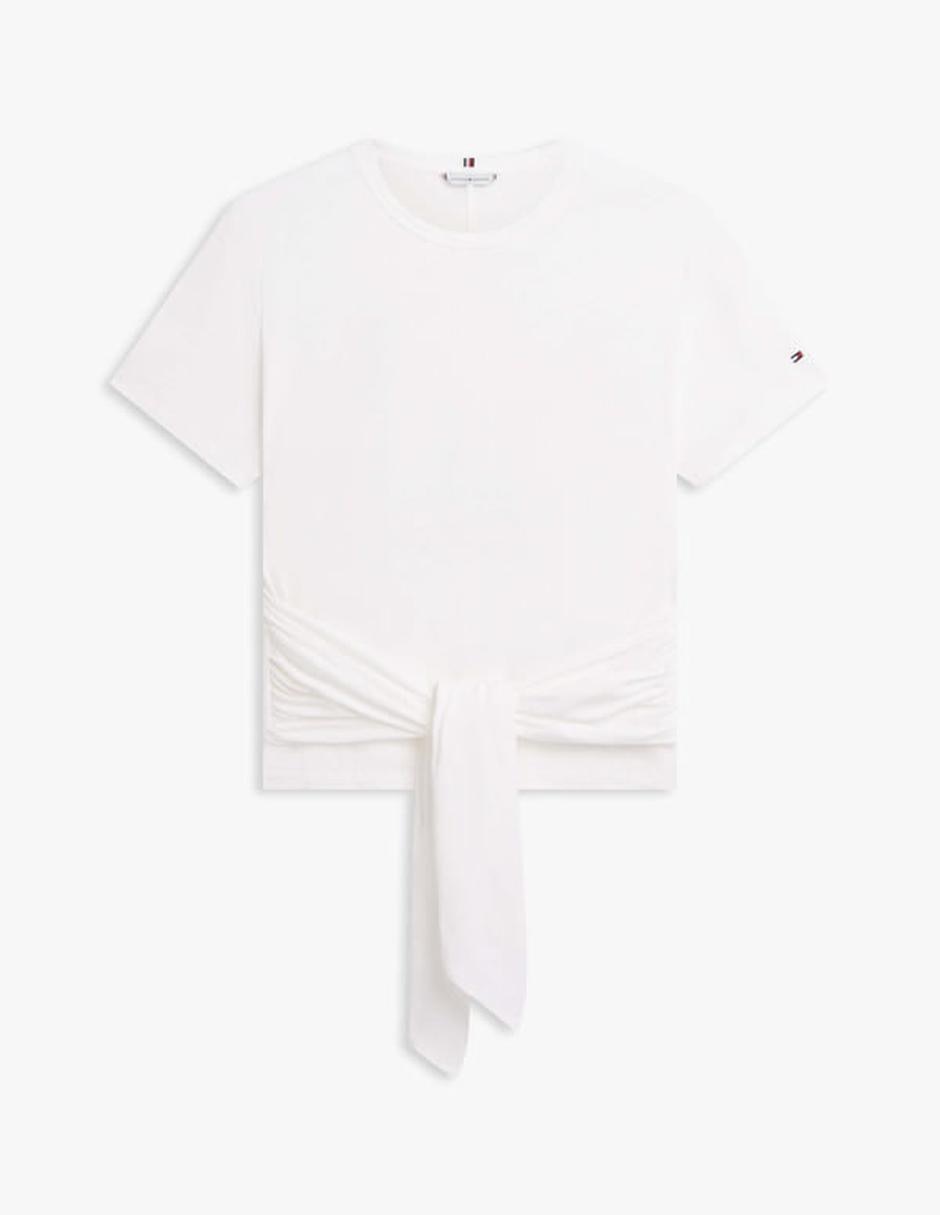 Plyera manga corta Tommy Hilfiger cuello redondo para mujer