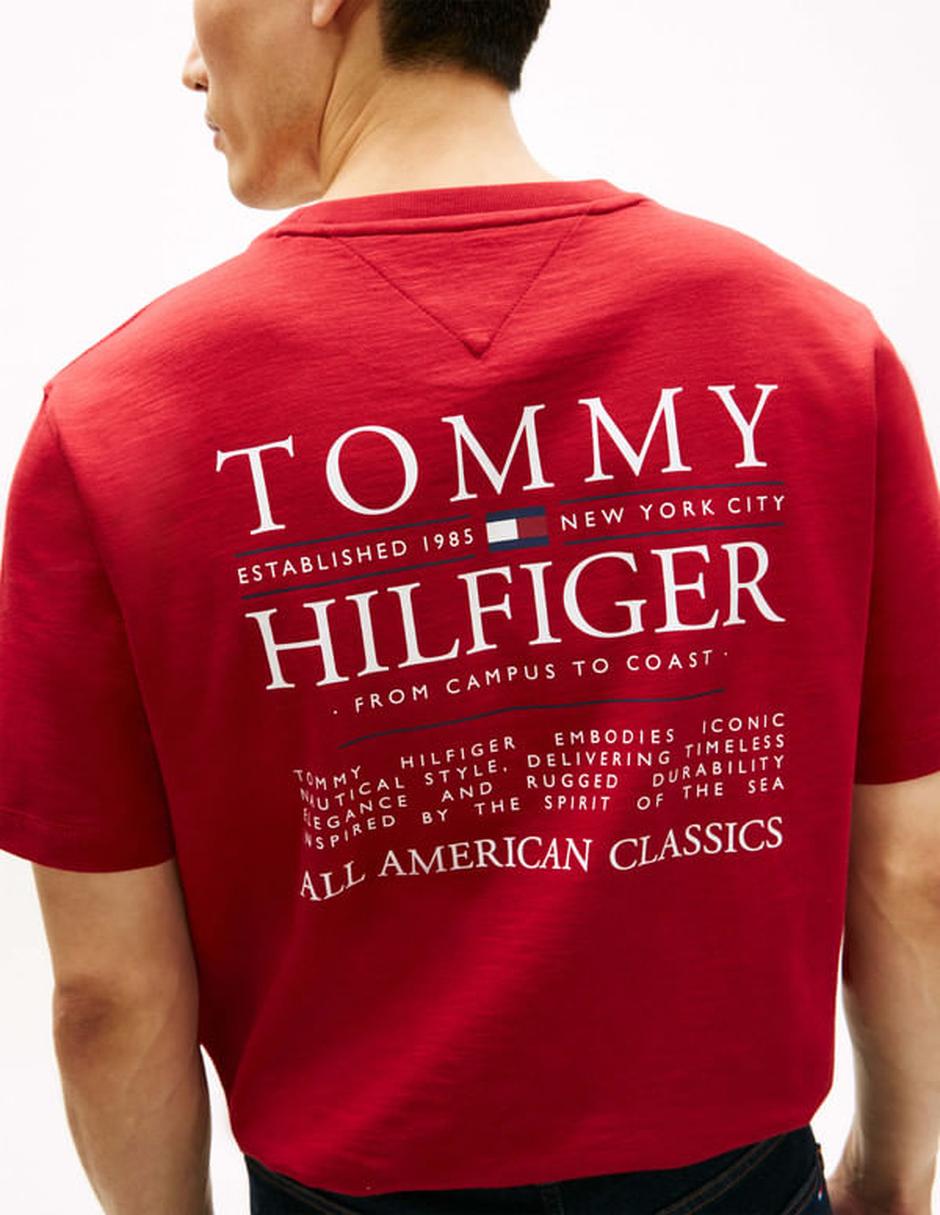 Playera Tommy Hilfiger cuello redondo para hombre