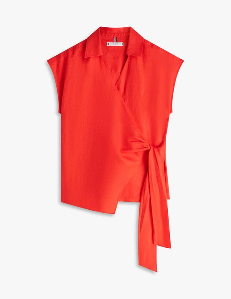 Playera cuello V para mujer 2