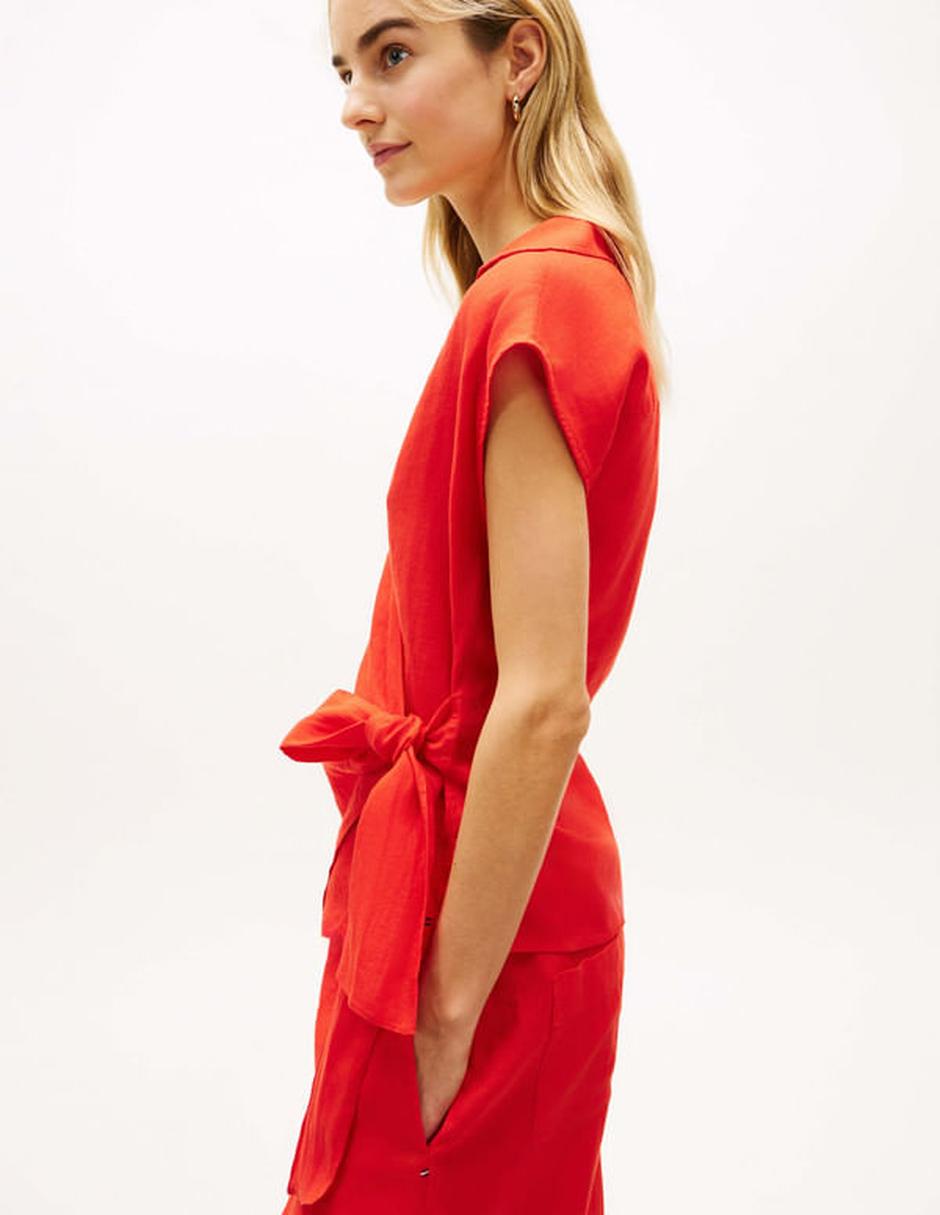 Playera cuello V para mujer 5