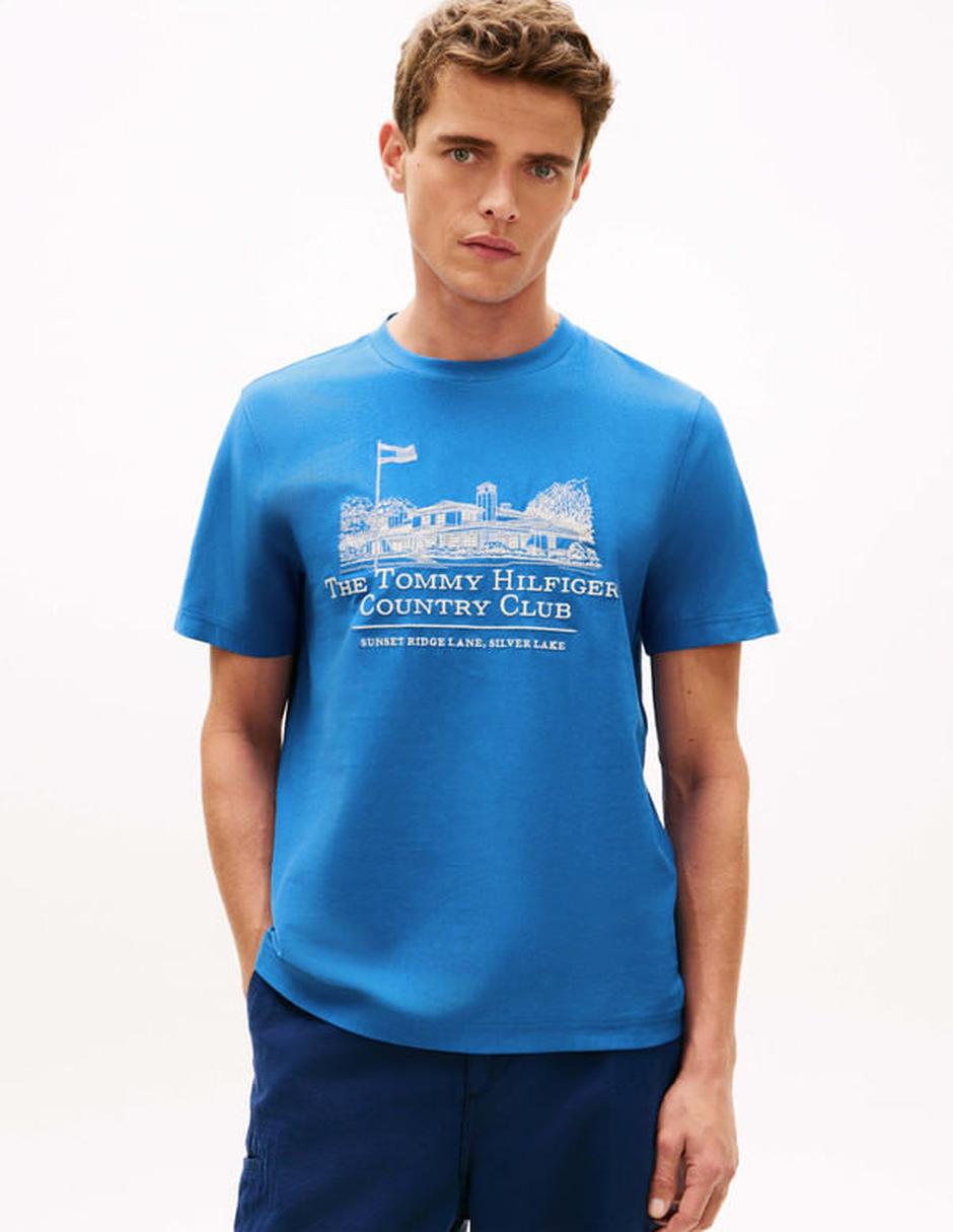 Playera cuello redondo para hombre