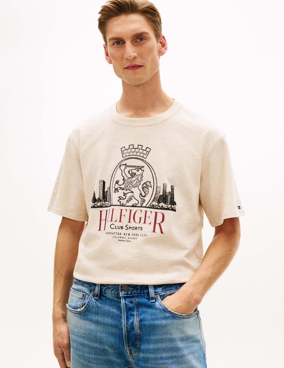 Playera cuello redondo para hombre