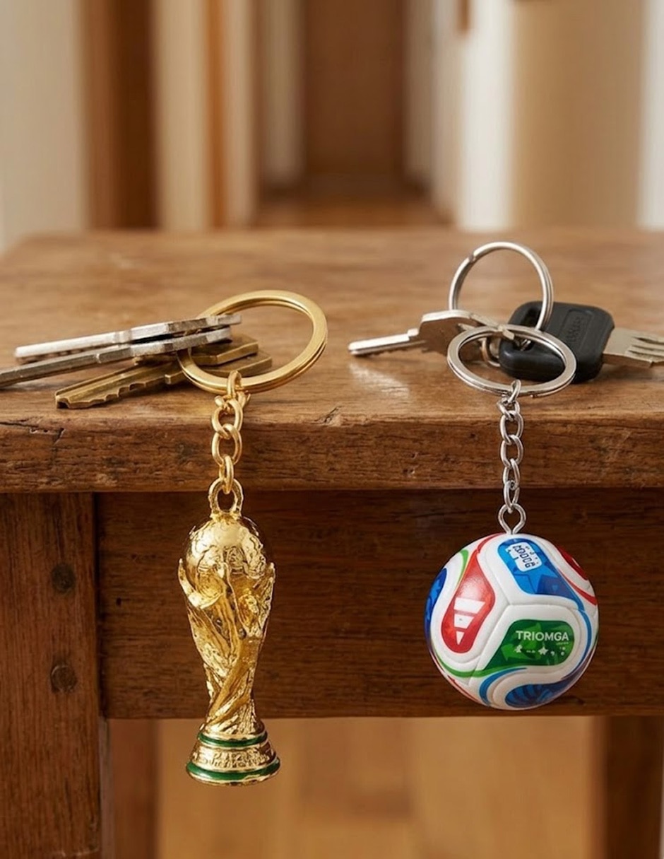 Llavero obi-one fútbol de resina