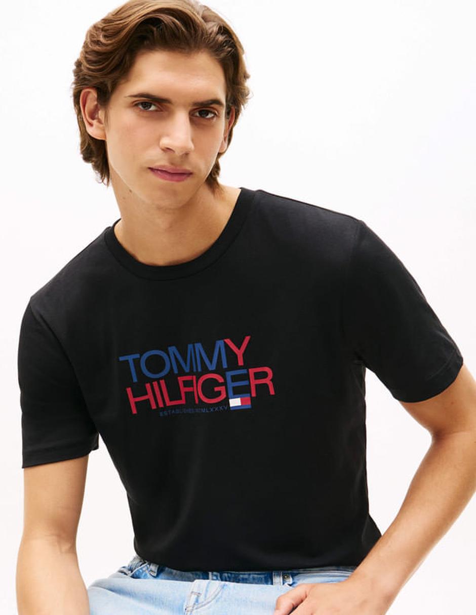 Playera Tommy Hilfiger cuello redondo para hombre