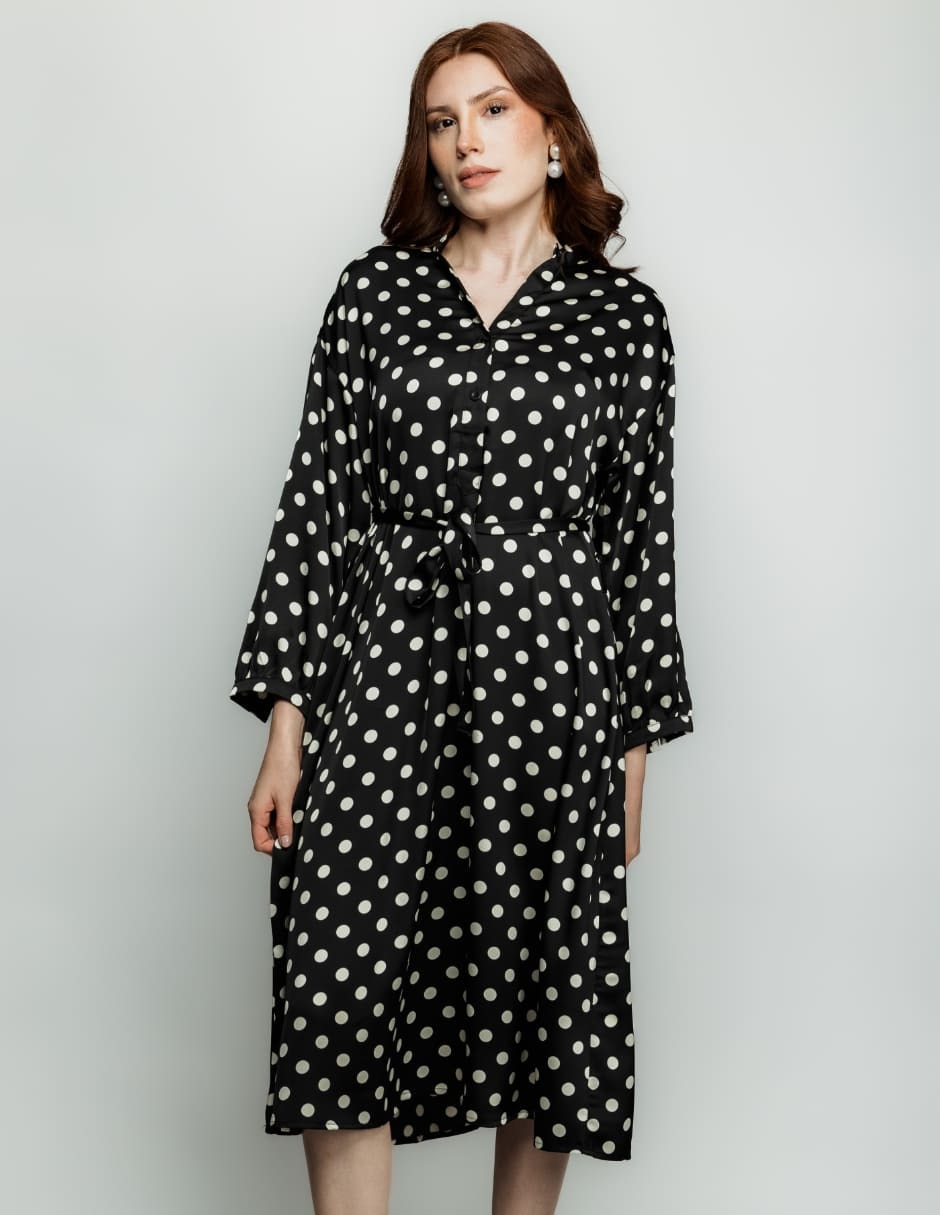 Vestido a la rodilla casual Zuio para mujer