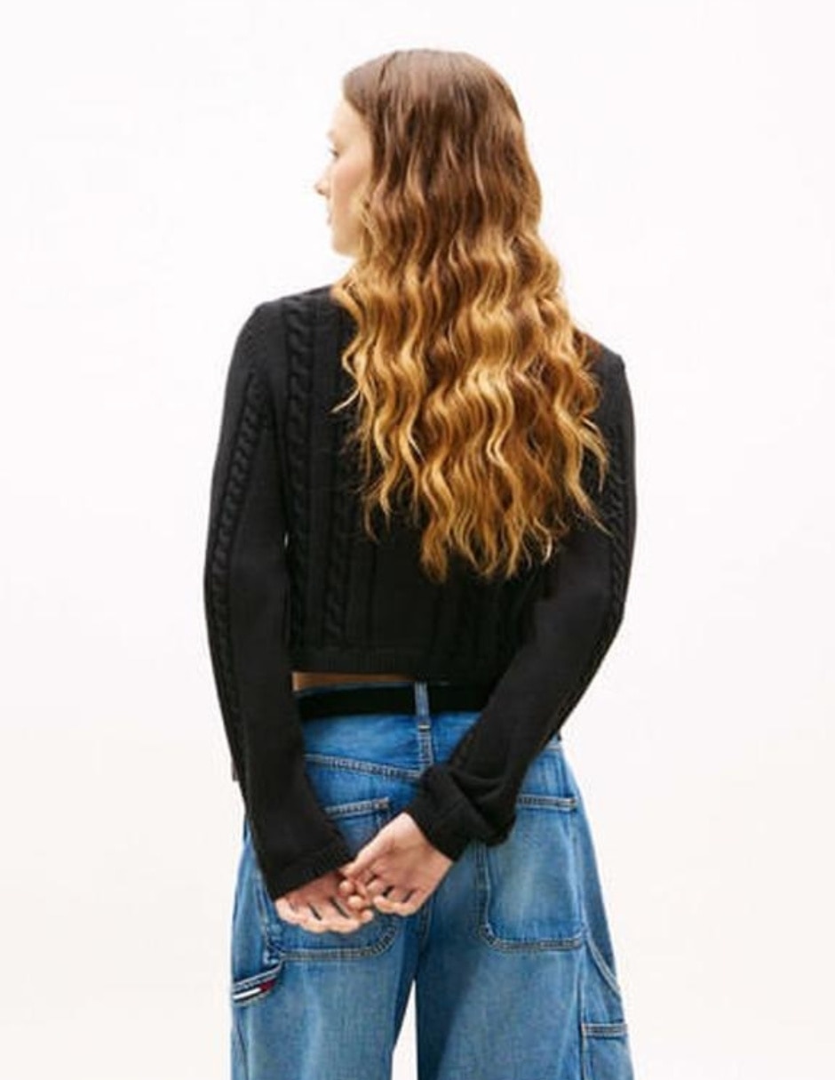 Suéter cuello redondo para mujer 2