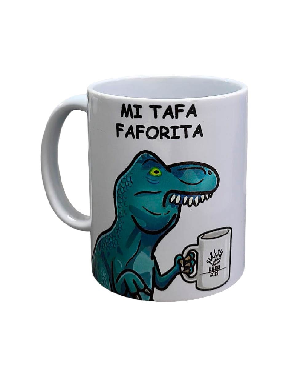 Set de tazas clásica Luxo MX dinosaurios 2 piezas