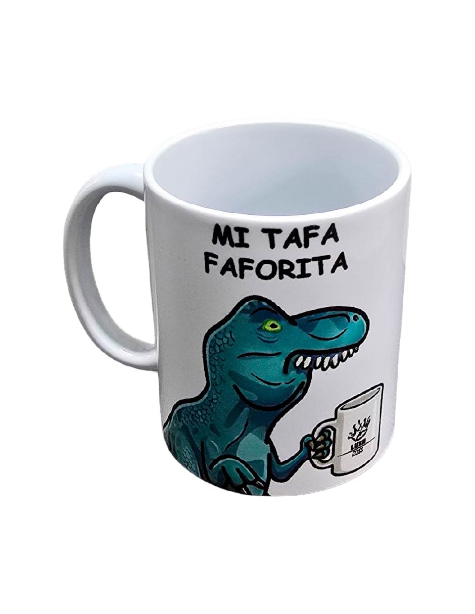 Set de tazas clásica Luxo MX dinosaurios 2 piezas