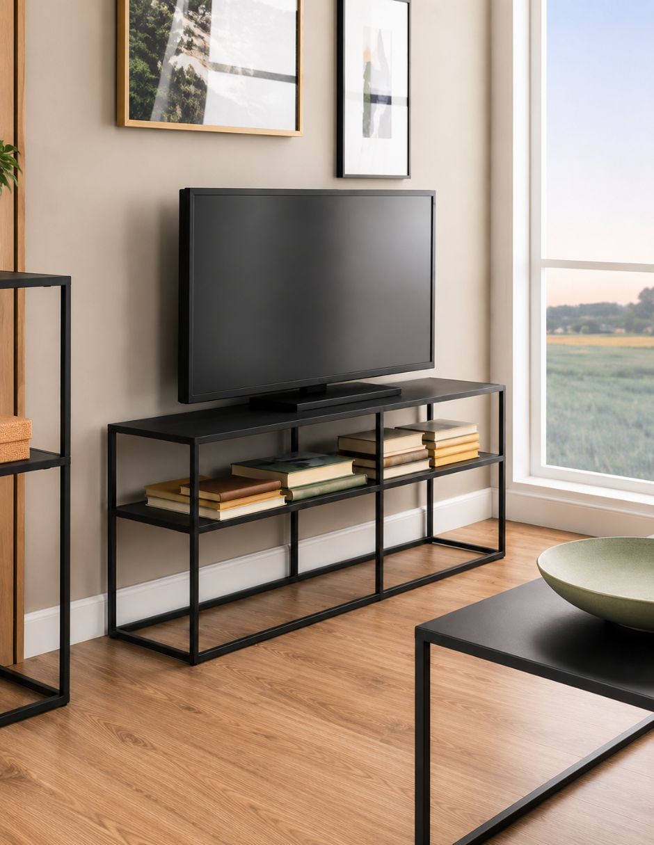 Mueble de tv armable Newton Form Design de acero