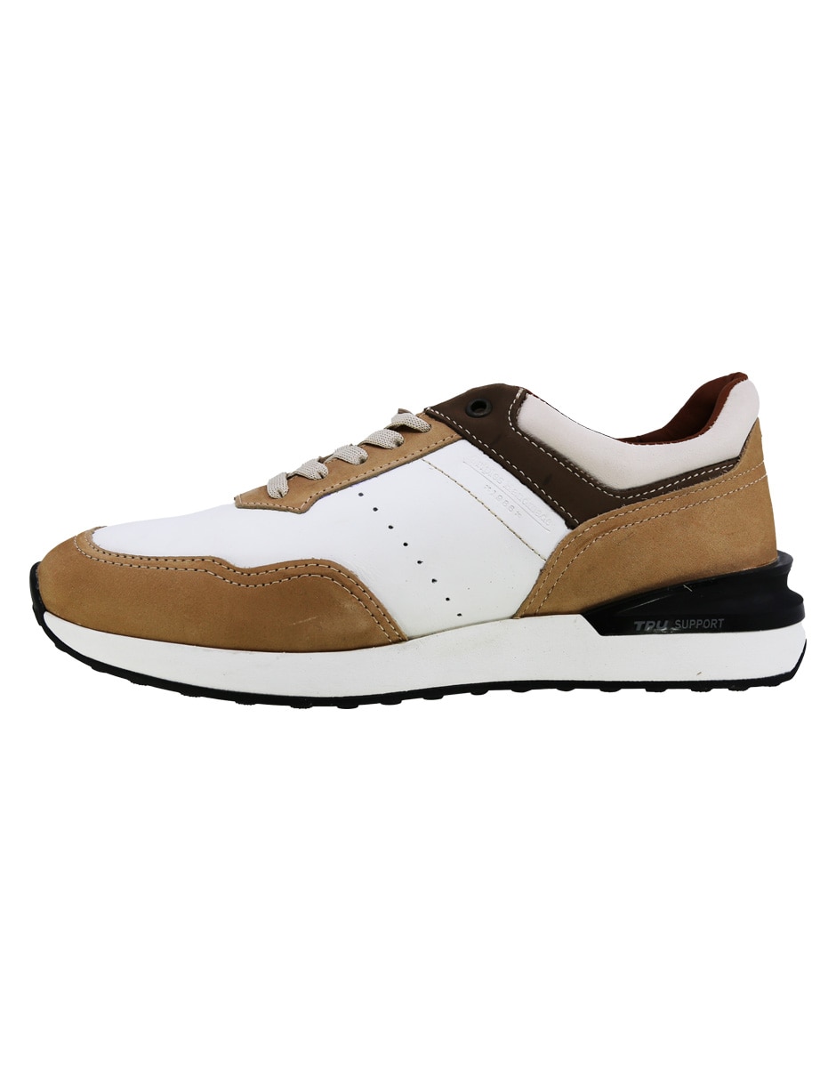 Tenis de piel para hombre
