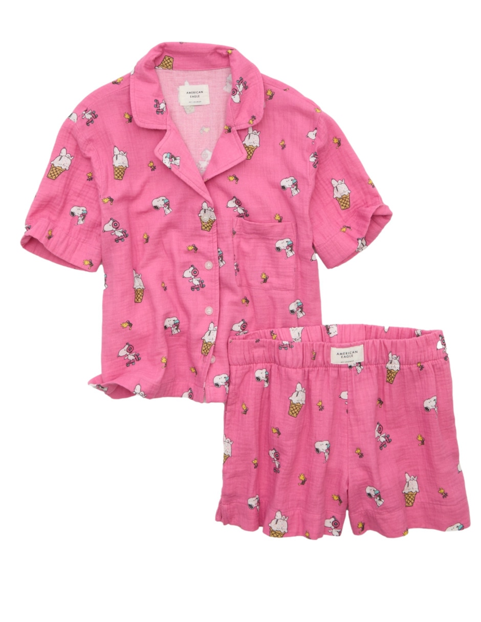 Conjunto pijama American Eagle Snoopy para mujer