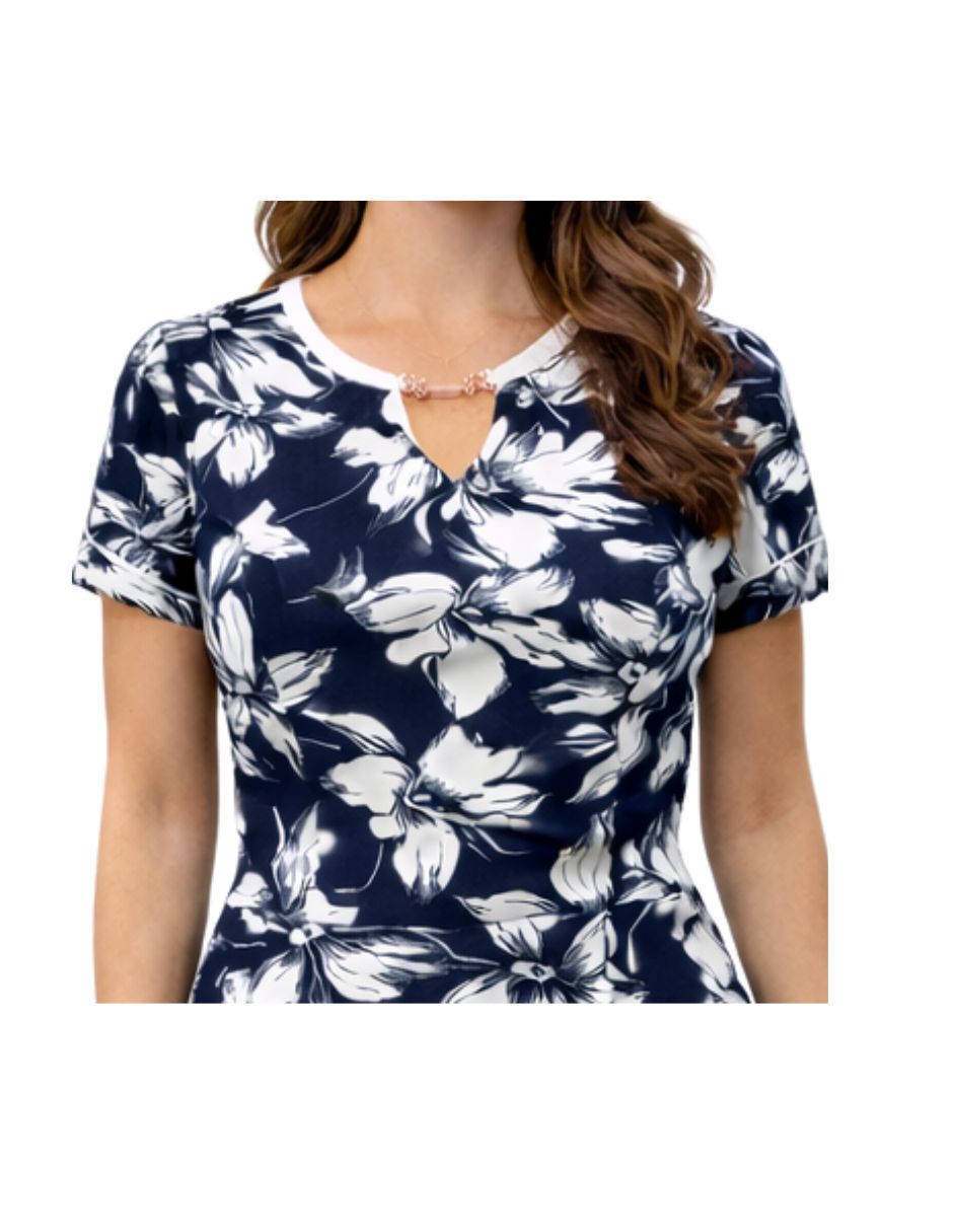 Vestido a la rodilla casual La Difference para mujer