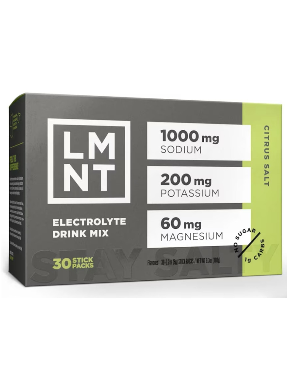Electrolitos sin azúcar sabor cítrico con Vitamina D Calcio Zinc Potasio Vitamina C Fosforo Magnesio Cloruro