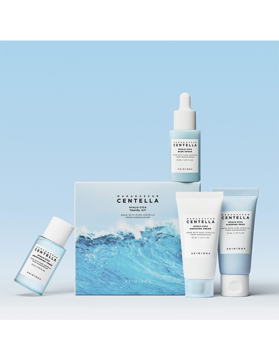 Set de sérum facial Madagascar Centella Hyalu- Cica Skin1004 de piel sensible