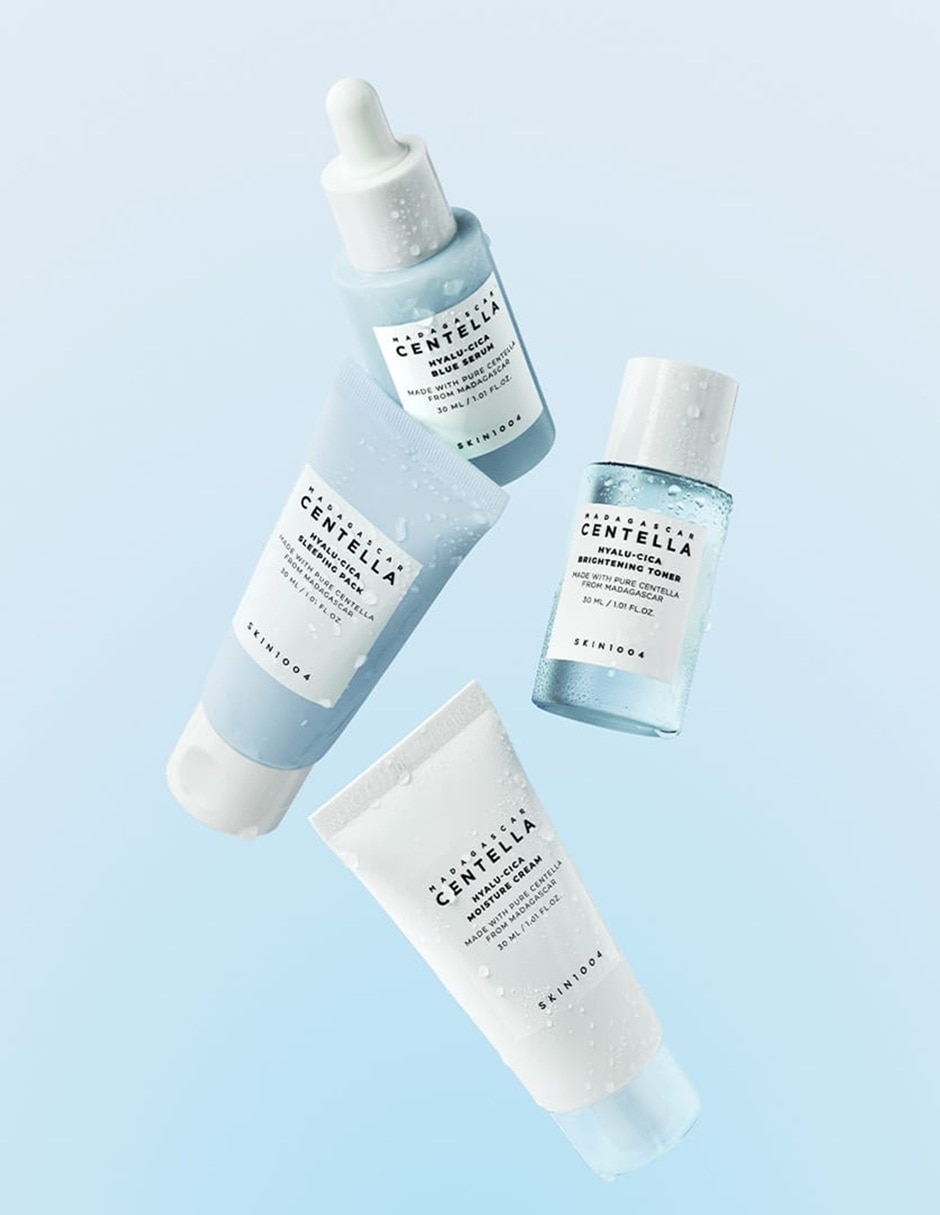 Set de sérum facial Madagascar Centella Hyalu- Cica Skin1004 de piel sensible