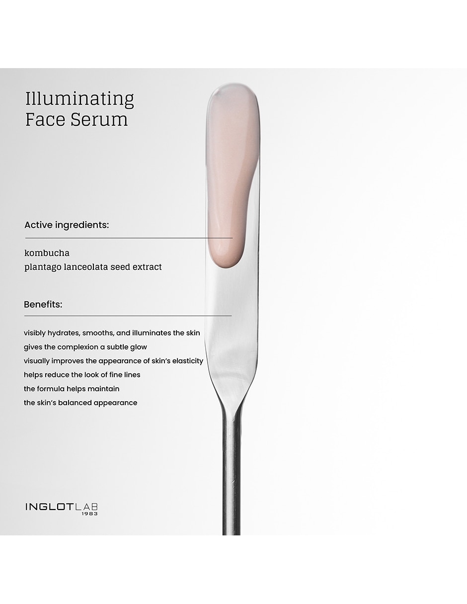 Sérum facial Illuminating Face Serum Inglot para todo tipo piel