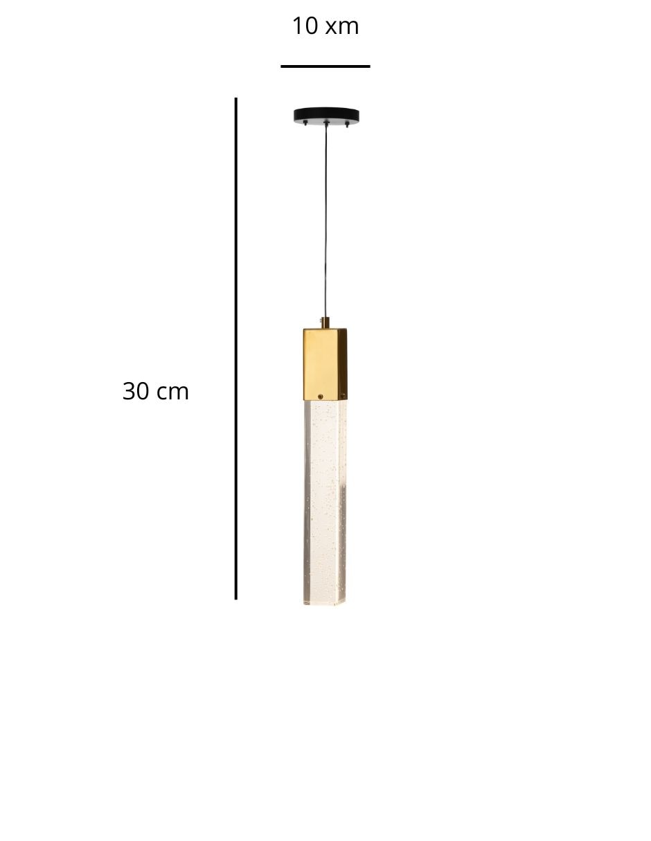 Candil Luz Vic forma rectangular