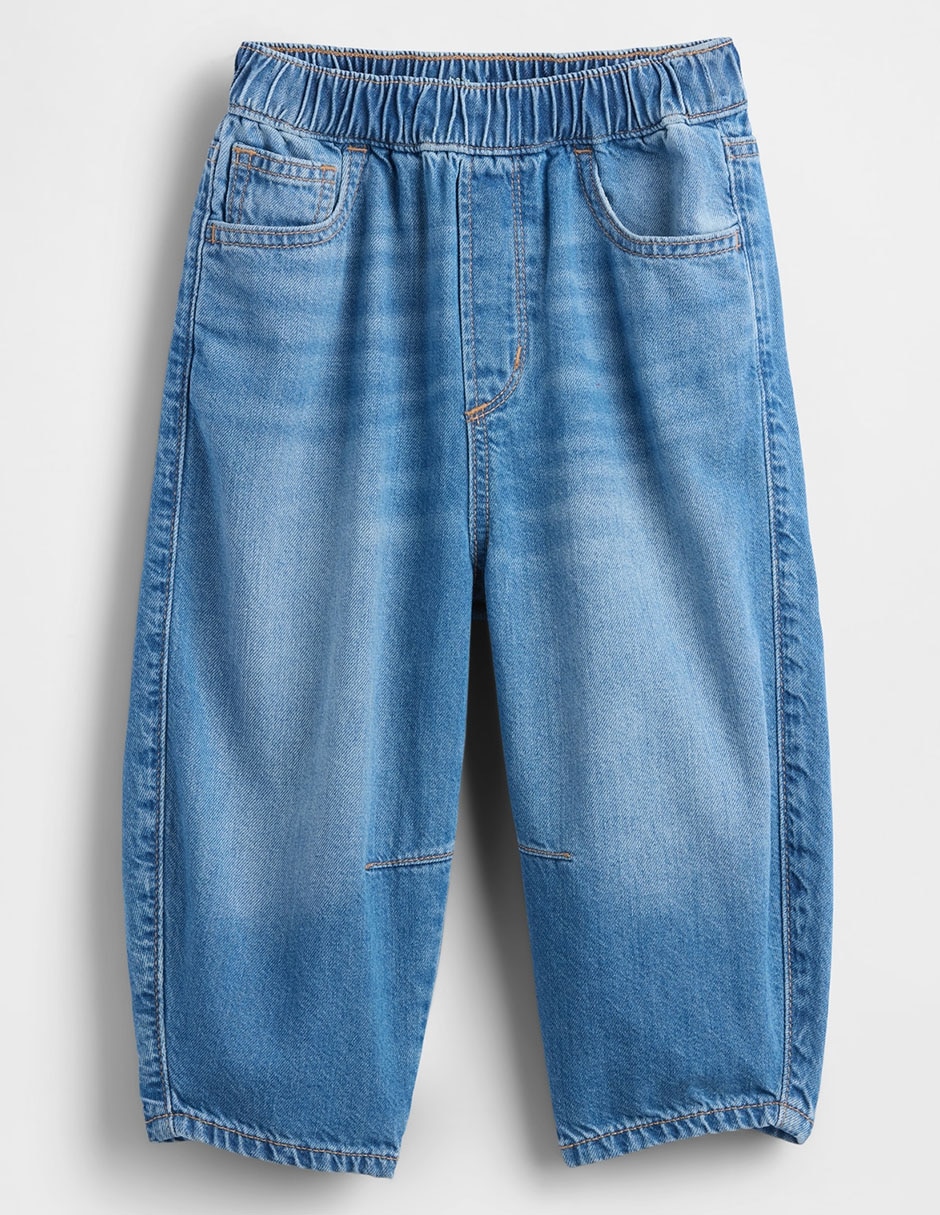 Jeans straight lavado claro para bebé niño