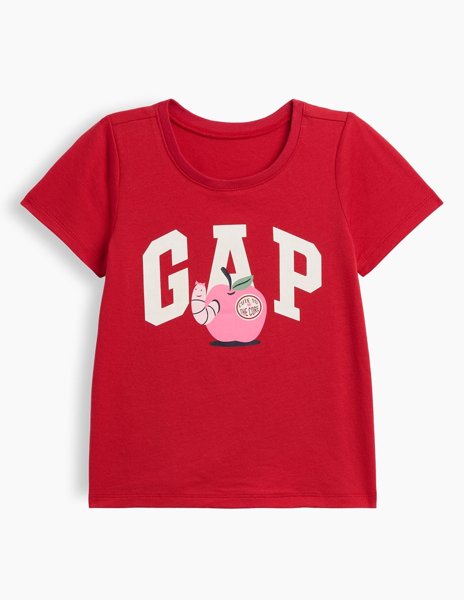 Playera manga corta para bebé niña