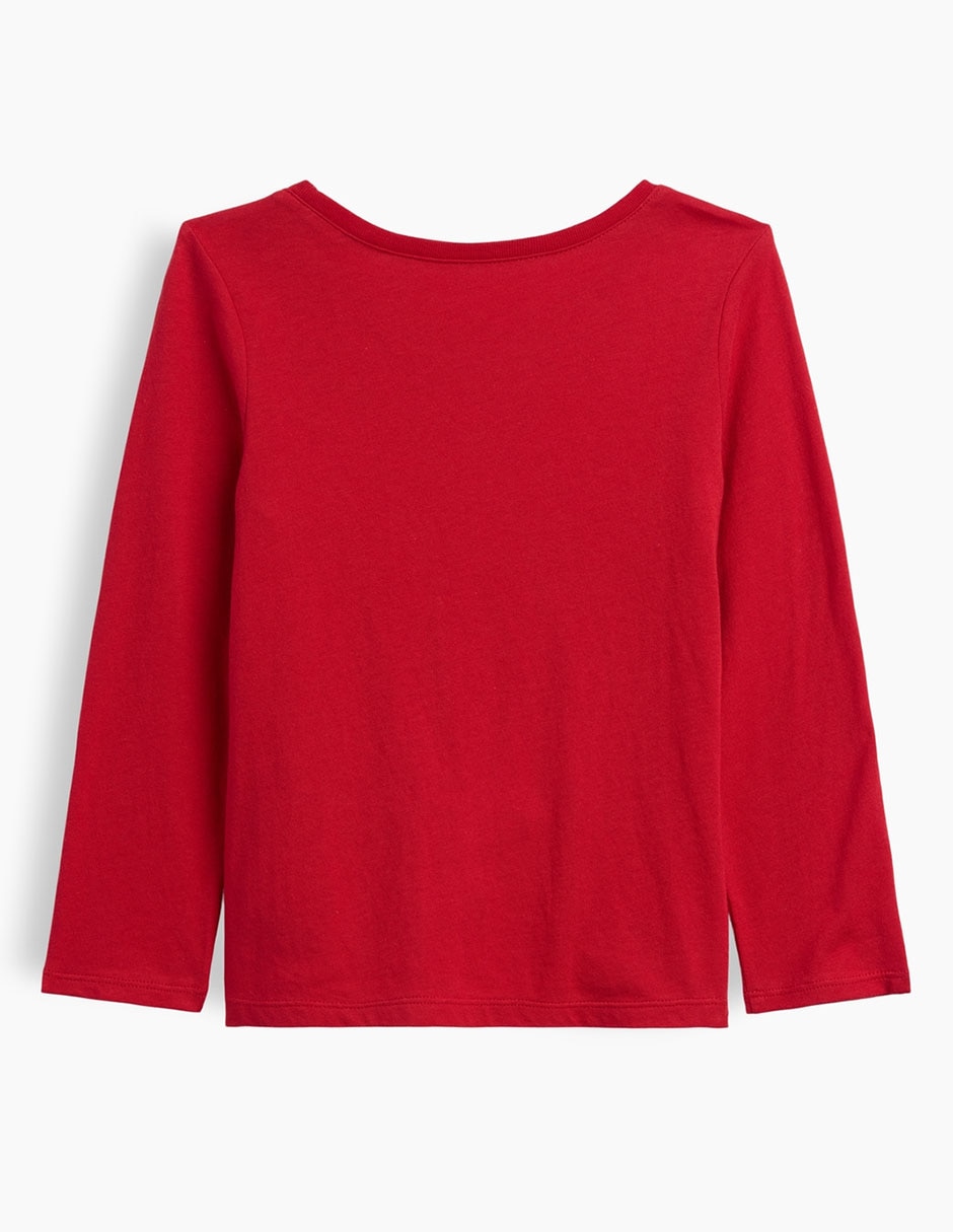 Playera manga larga para niña 3