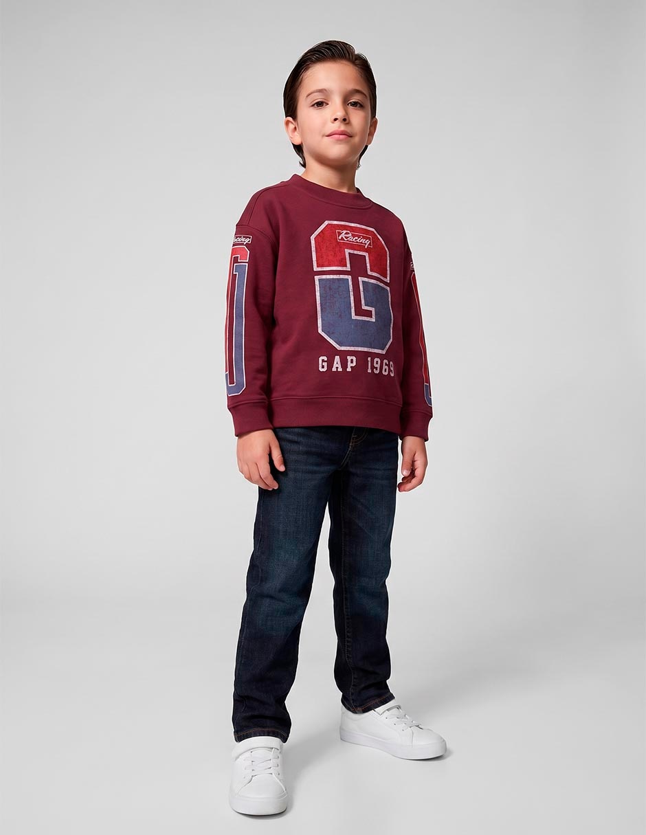 Playera manga larga para niño