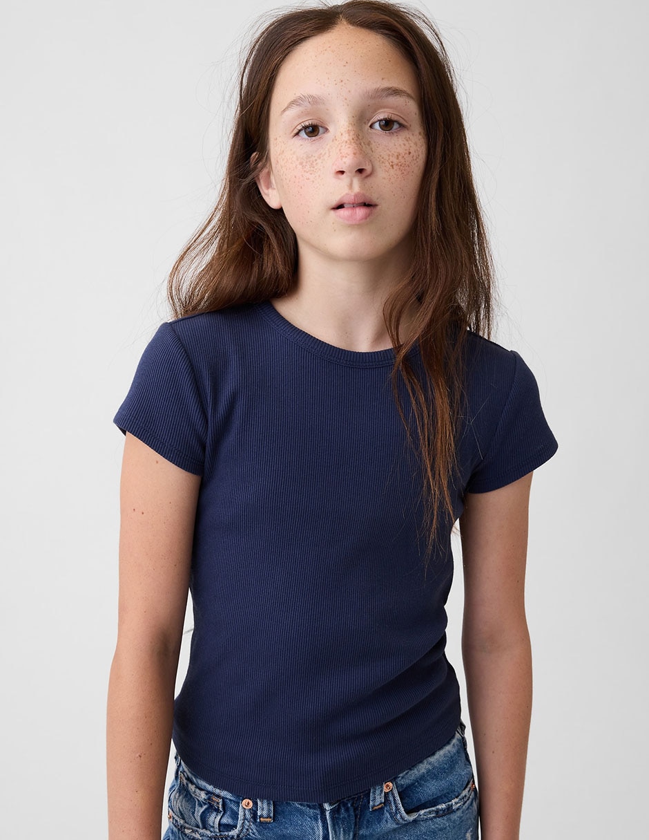 Playera manga corta para niña Playera manga corta para niña