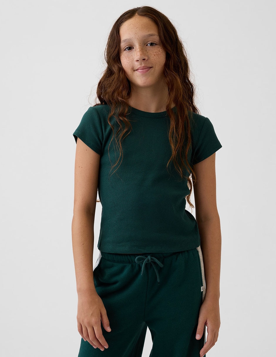 Playera manga corta para niña Playera manga corta para niña