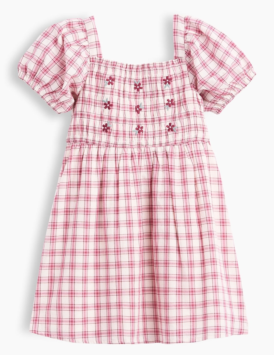 Vestido manga globo para niña 2
