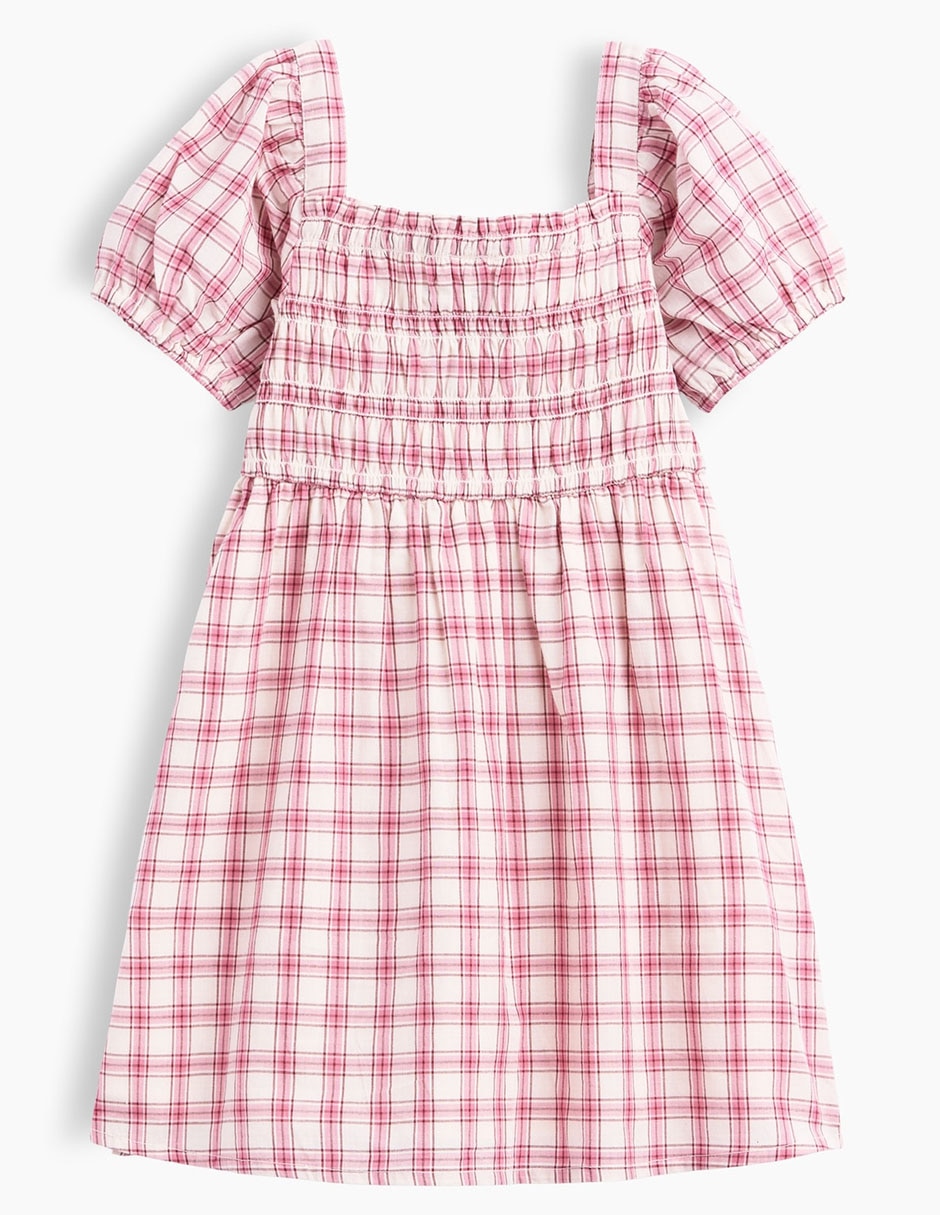 Vestido manga globo para niña 3