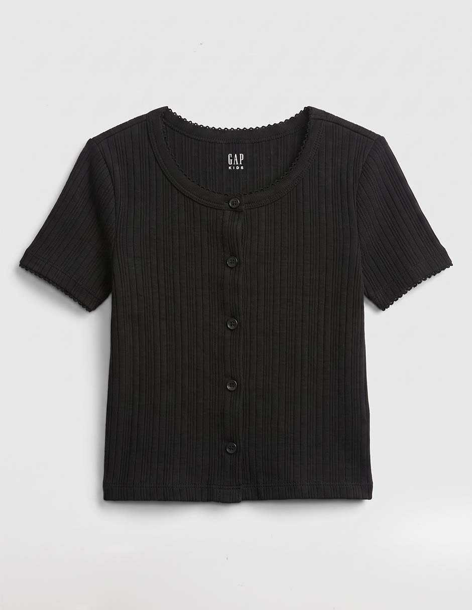 Playera manga corta para niña