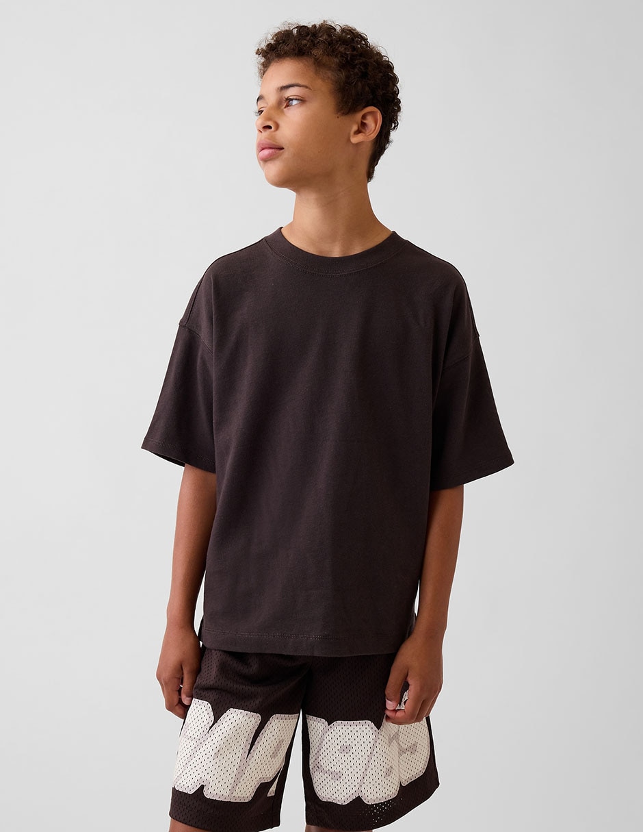 Playera manga corta para niño