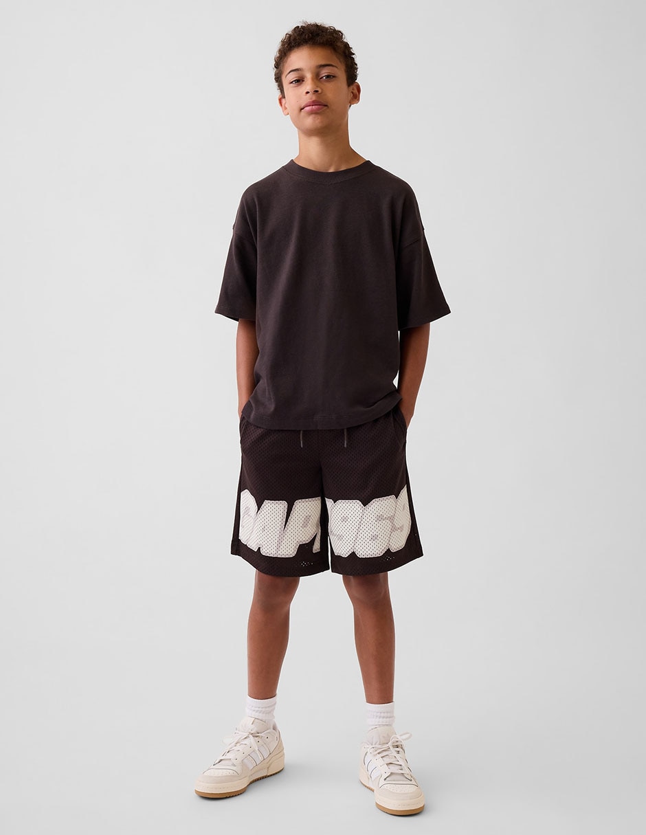 Playera manga corta para niño