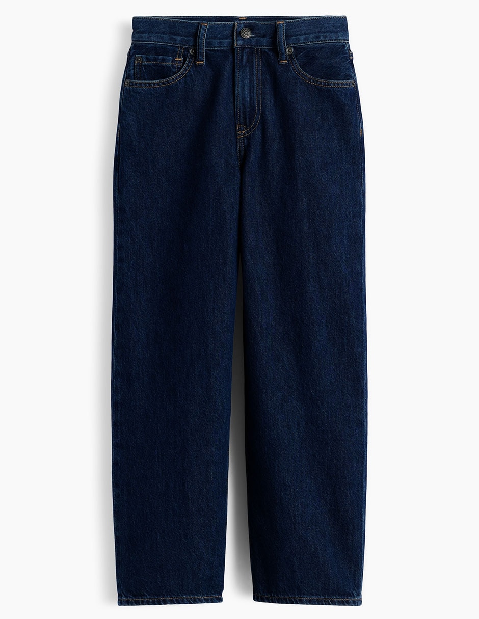 Jeans baggy lavado obscuro para niño 2
