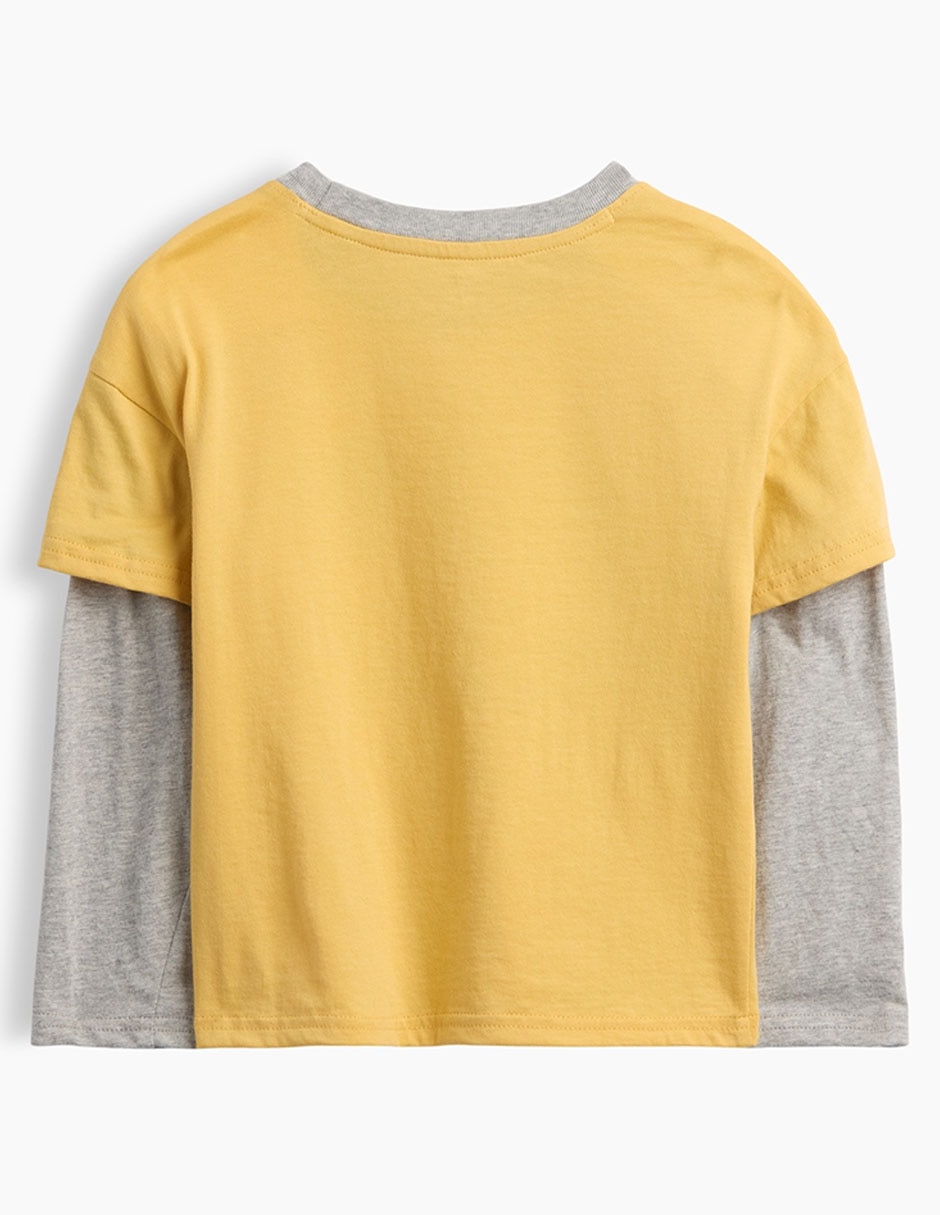 Playera manga larga para bebé niño 3