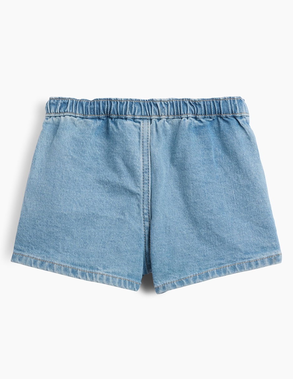 Falda short de mezclilla para niña 2