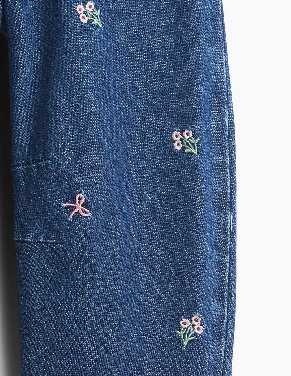 Jeans horseshoe lavado medio para niña 3