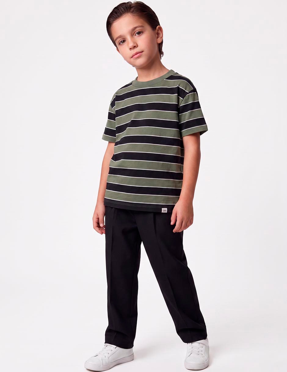 Playera manga corta para niño