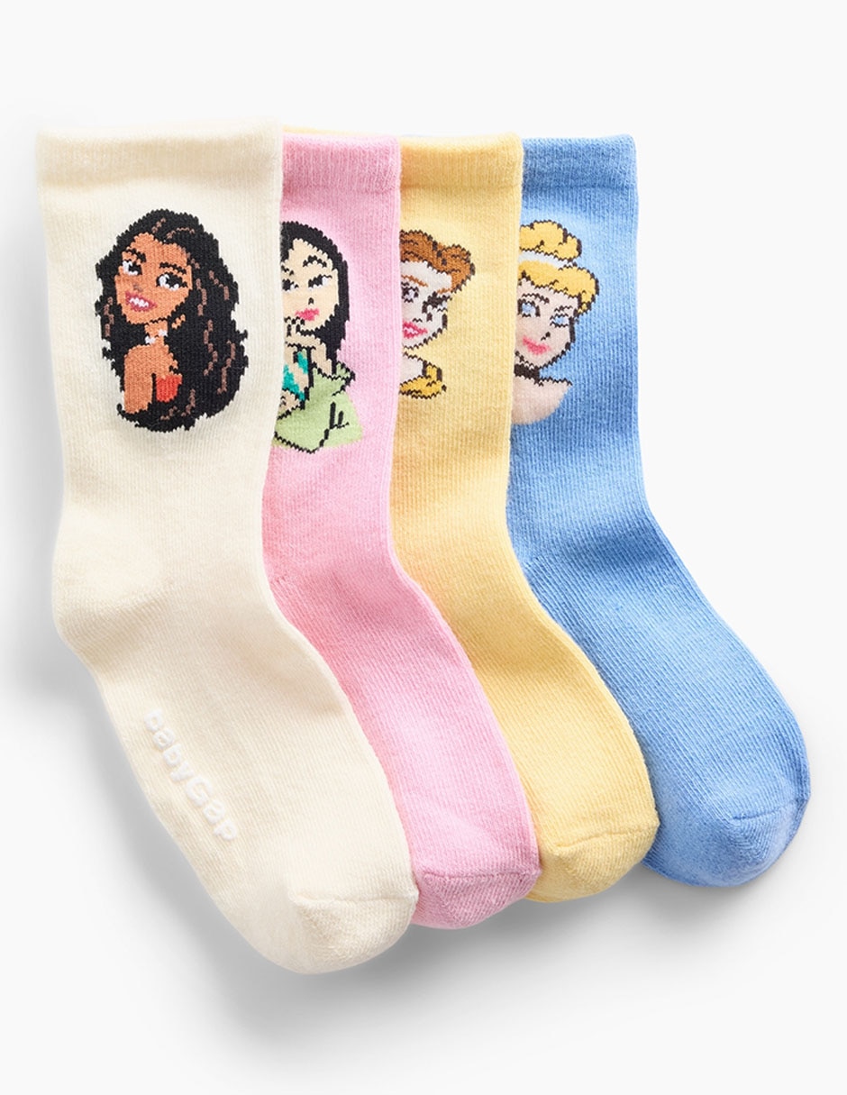 Set de calceta para niña 4 pares