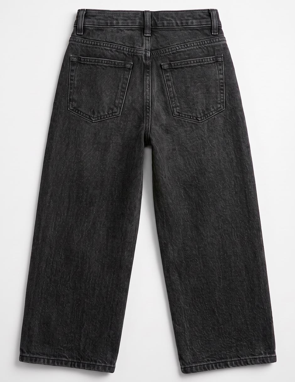Jeans lavado obscuro para niña