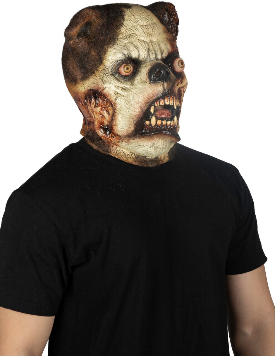 Máscara para disfraz de pug zombie 2