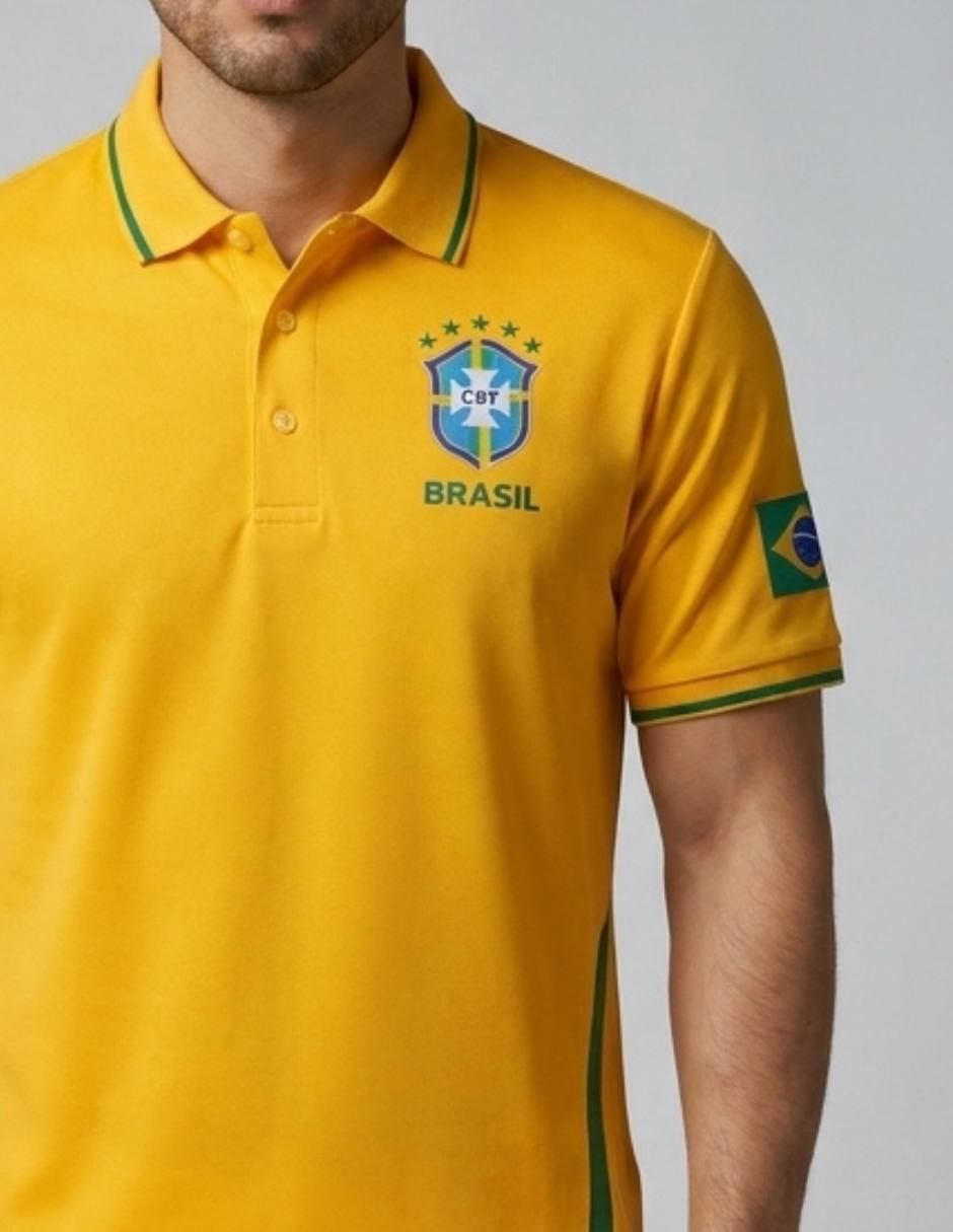 Playera tipo polo pavini para hombre